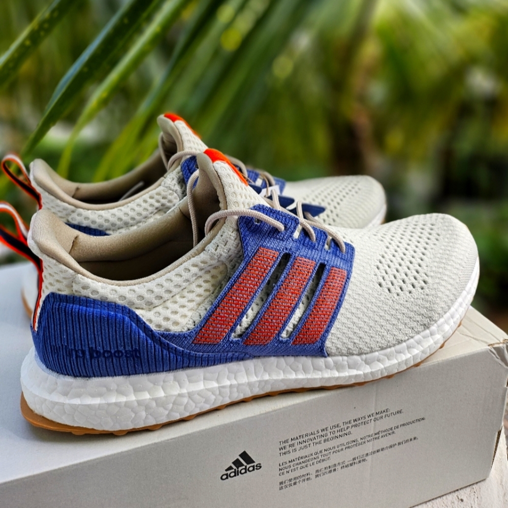 Size 11.5 - adidas UltraBoost 1.0 Off White Crew Blue
